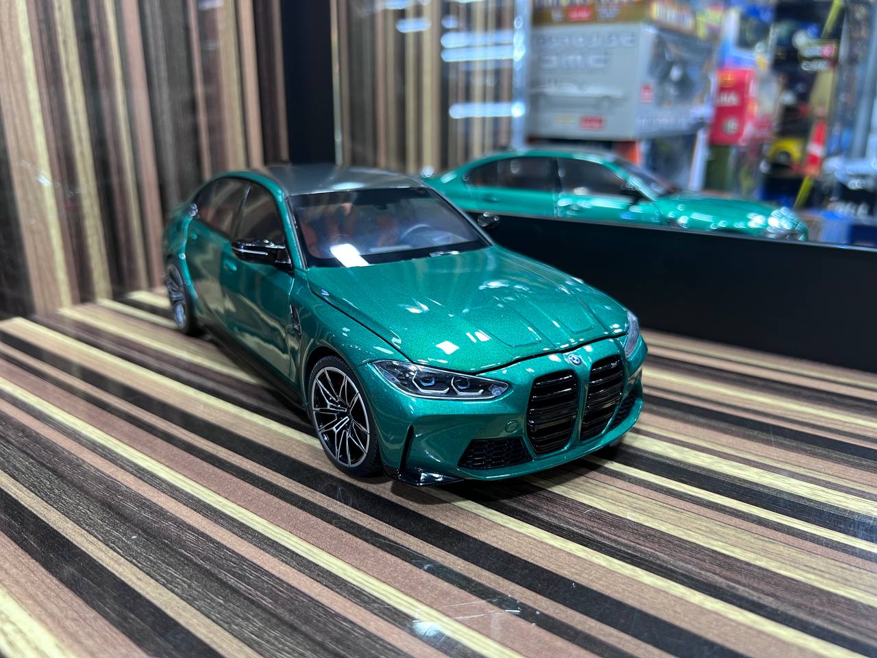 1/18 Diecast BMW M3 2020 Green Model Car by Minichamps