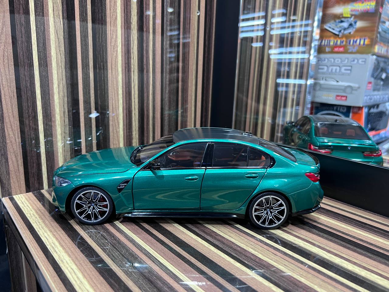 1/18 Diecast BMW M3 2020 Green Model Car by Minichamps