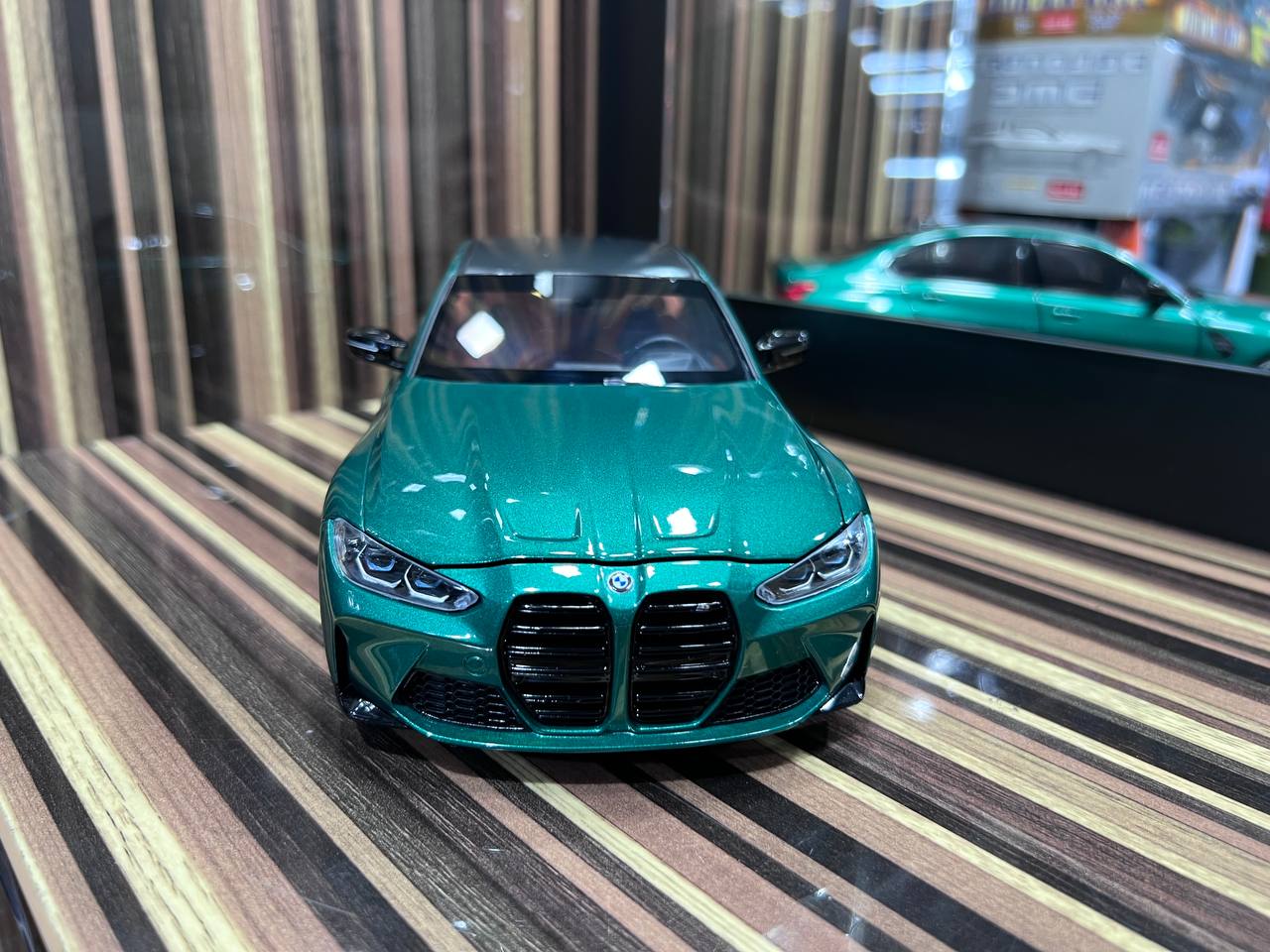 1/18 Diecast BMW M3 2020 Green Model Car by Minichamps