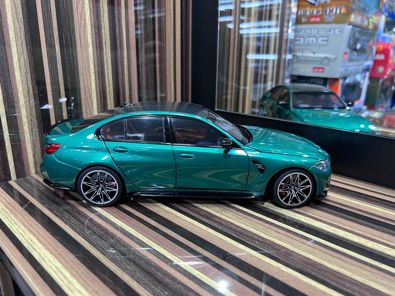 1/18 Diecast BMW M3 2020 Green Model Car by Minichamps