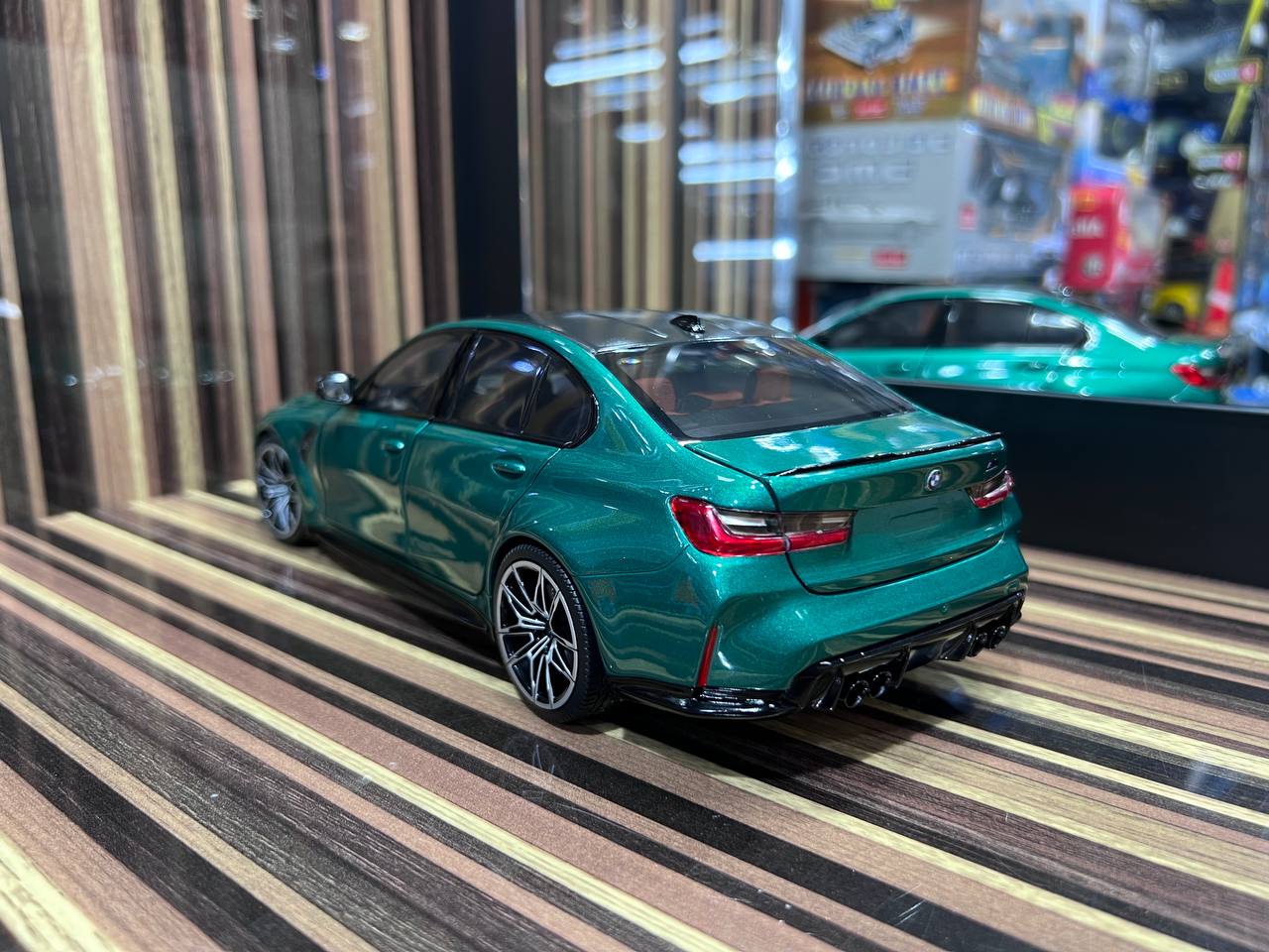 1/18 Diecast BMW M3 2020 Green Model Car by Minichamps