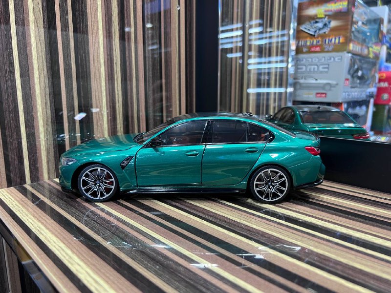 1/18 Diecast BMW M3 2020 Green Model Car by Minichamps