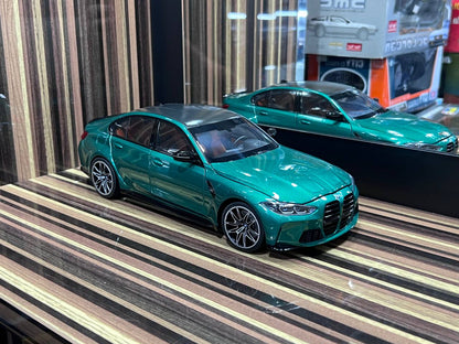 1/18 Diecast BMW M3 2020 Green Model Car by Minichamps