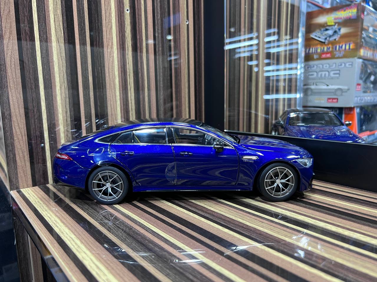 1/18 Diecast Mercedes-Benz GT 63 S 4Matic 2021 Blue Norev Scale Model Car