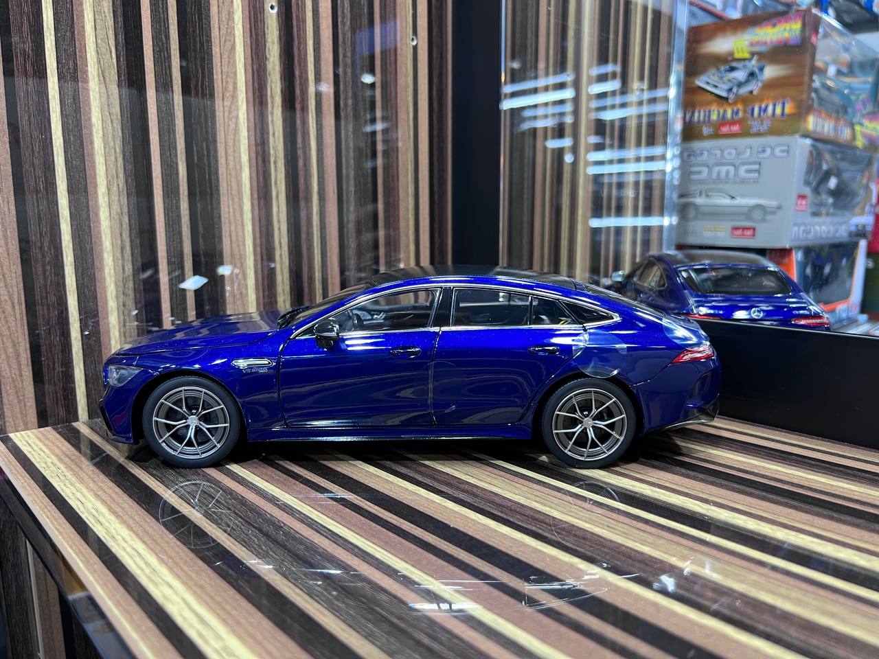 1/18 Diecast Mercedes-Benz GT 63 S 4Matic 2021 Blue Norev Scale Model Car