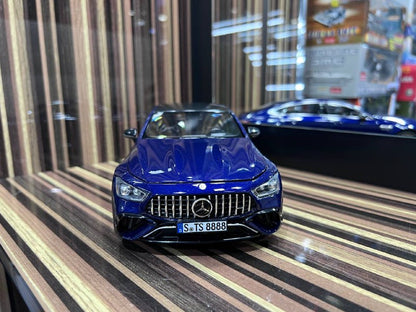 1/18 Diecast Mercedes-Benz GT 63 S 4Matic 2021 Blue Norev Scale Model Car