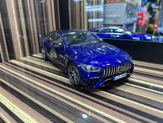 1/18 Diecast Mercedes-Benz GT 63 S 4Matic 2021 Blue Norev Scale Model Car