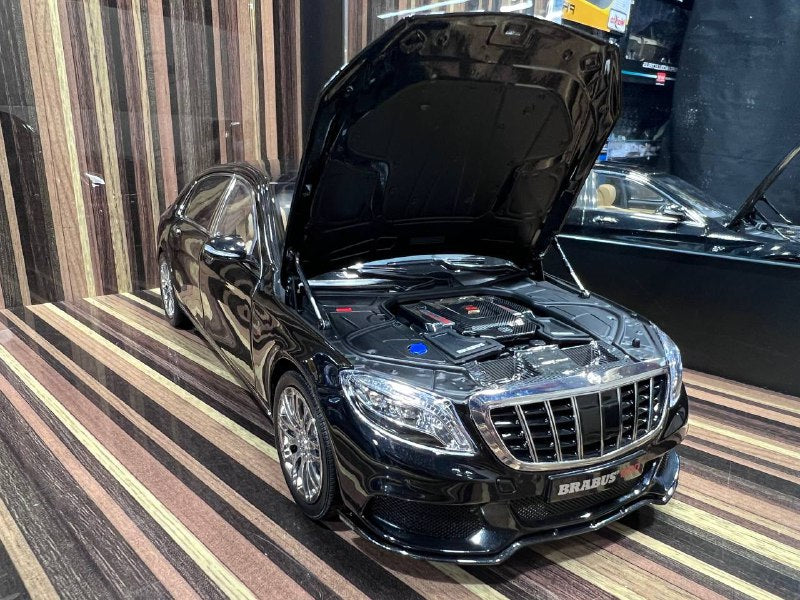 1/18 diecast Mercedes-Maybach Brabus 900 S-Class Black Almost Real Scale Model Car