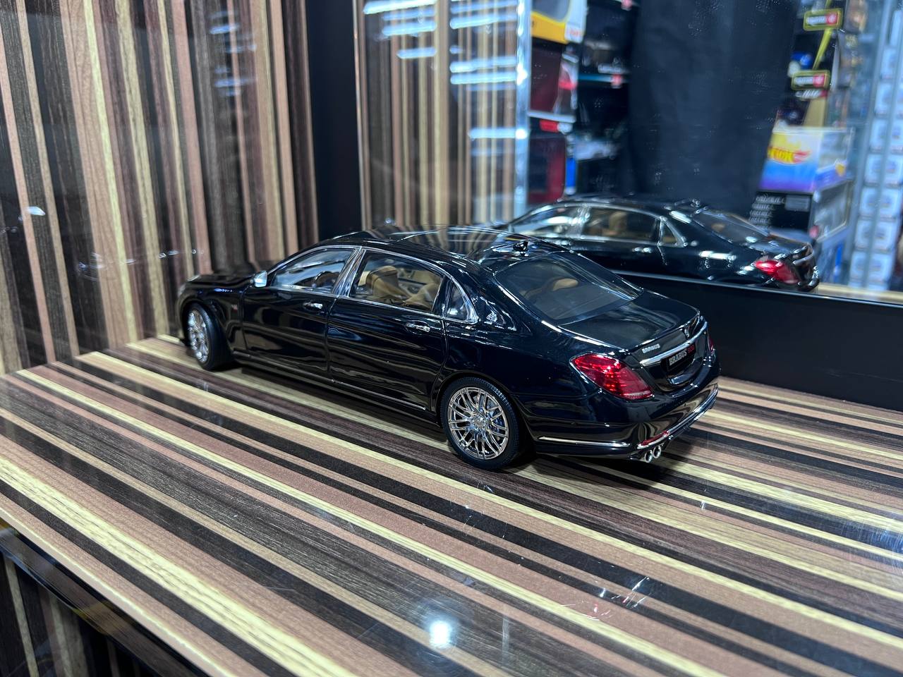 1/18 diecast Mercedes-Maybach Brabus 900 S-Class Black Almost Real Scale Model Car