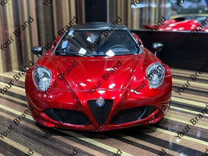 1/18 Diecast Alfa Romeo 4C Spider AutoArt Scale Model Car - Diecast model car by dturman.com - Auto art