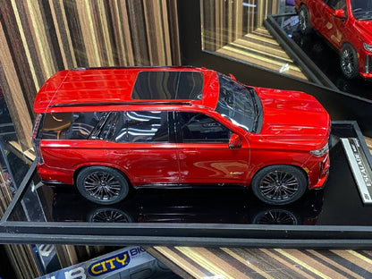 1/18 Resin Cadillac Escalade V Red Model Car by MotorHelix