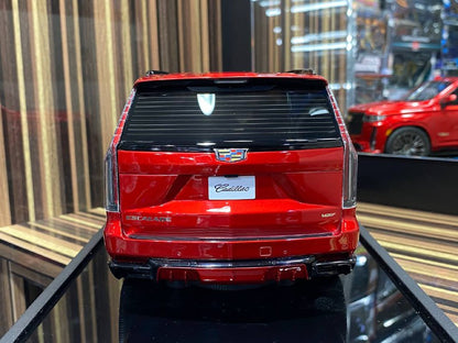 1/18 Resin Cadillac Escalade V Red Model Car by MotorHelix
