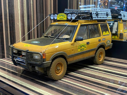 1/18 Diecast Land Rover Discovery Series 1 "Camel Trophy Kalimantan 1996" Dirt Version Almost Real Scale Model Car