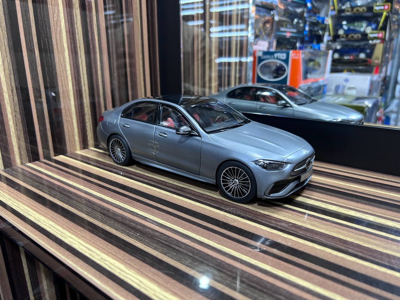 1/18 Diecast Mercedes-Benz C-Class W206 SilverNorev Scale Model Car
