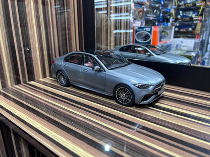 1/18 Diecast Mercedes-Benz C-Class W206 SilverNorev Scale Model Car