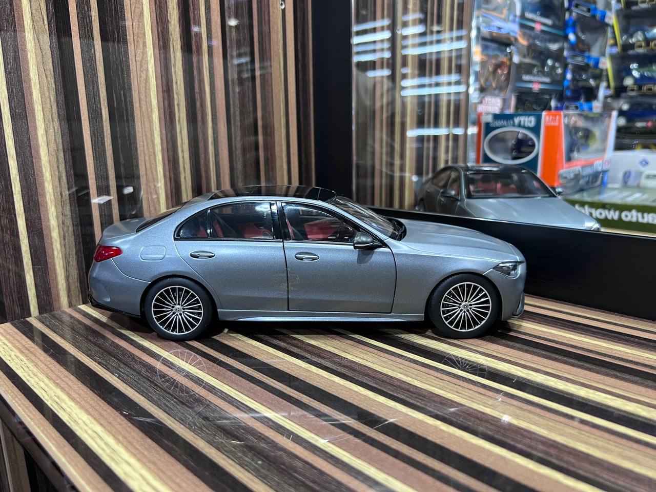 1/18 Diecast Mercedes-Benz C-Class W206 SilverNorev Scale Model Car