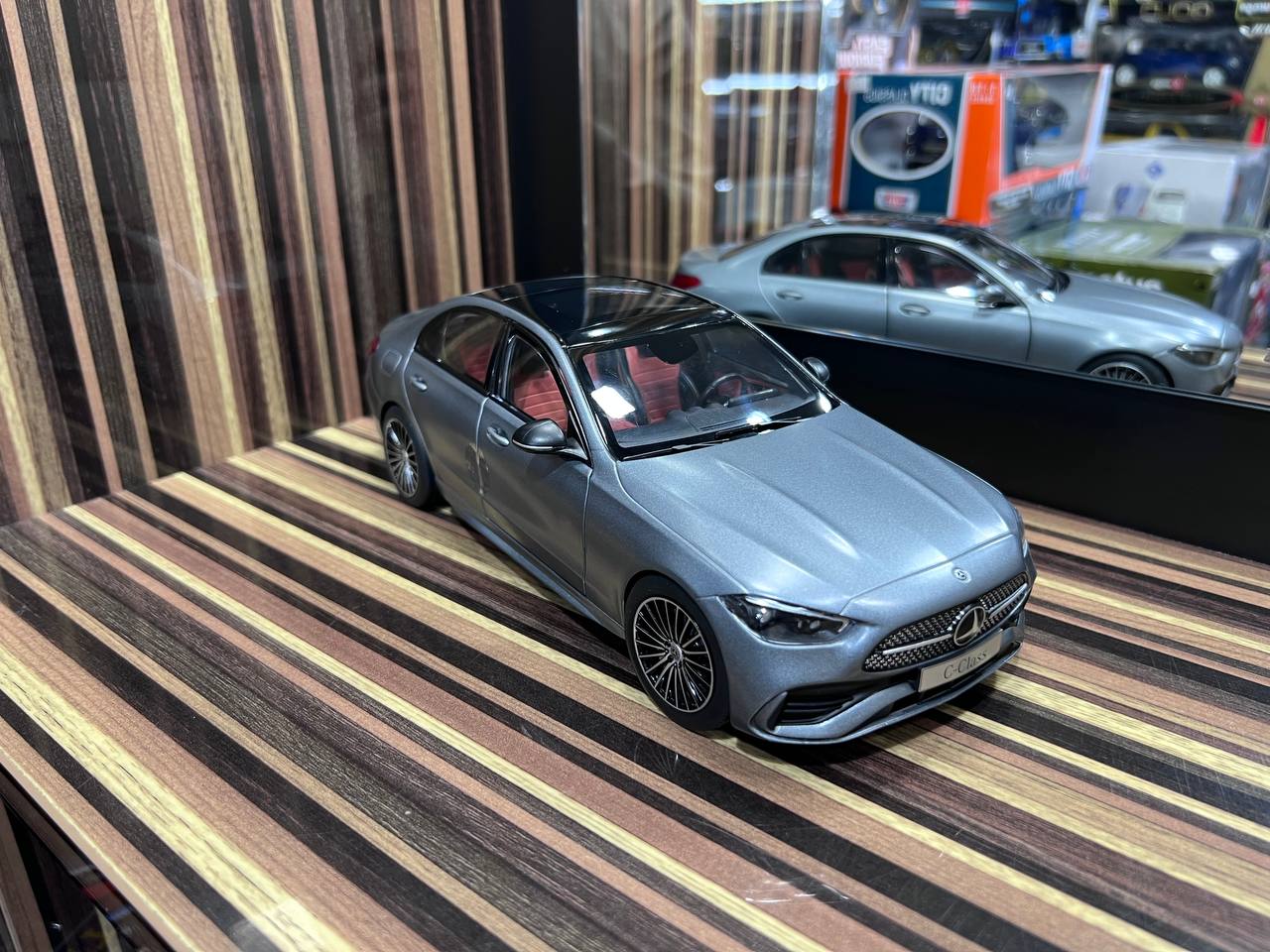 1/18 Diecast Mercedes-Benz C-Class W206 SilverNorev Scale Model Car
