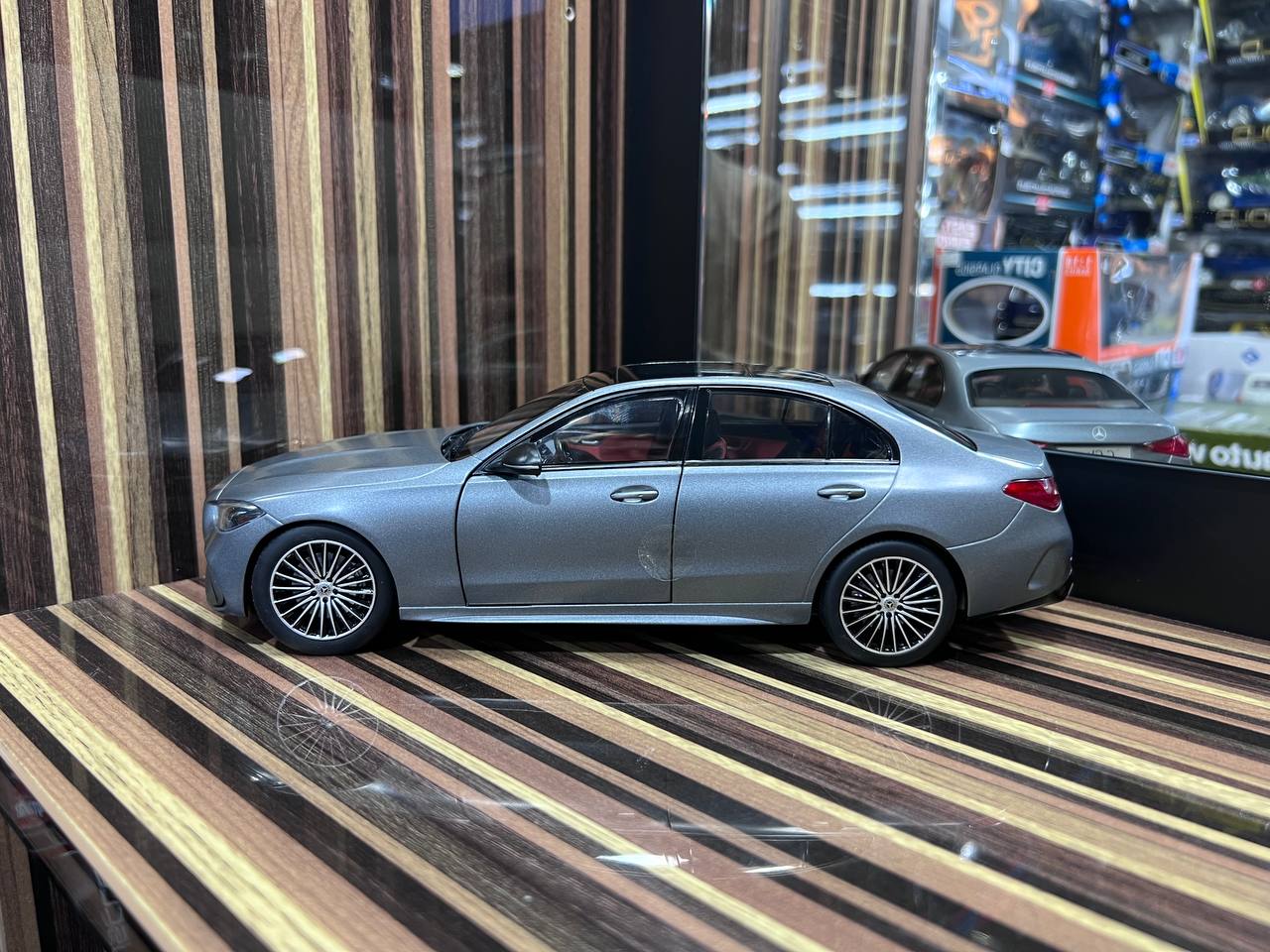 1/18 Diecast Mercedes-Benz C-Class W206 SilverNorev Scale Model Car