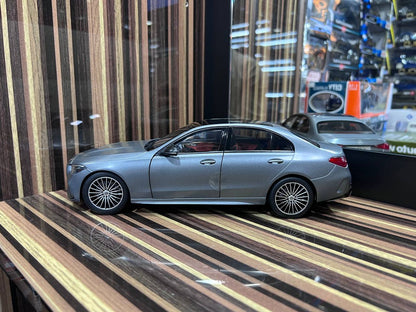 1/18 Diecast Mercedes-Benz C-Class W206 SilverNorev Scale Model Car