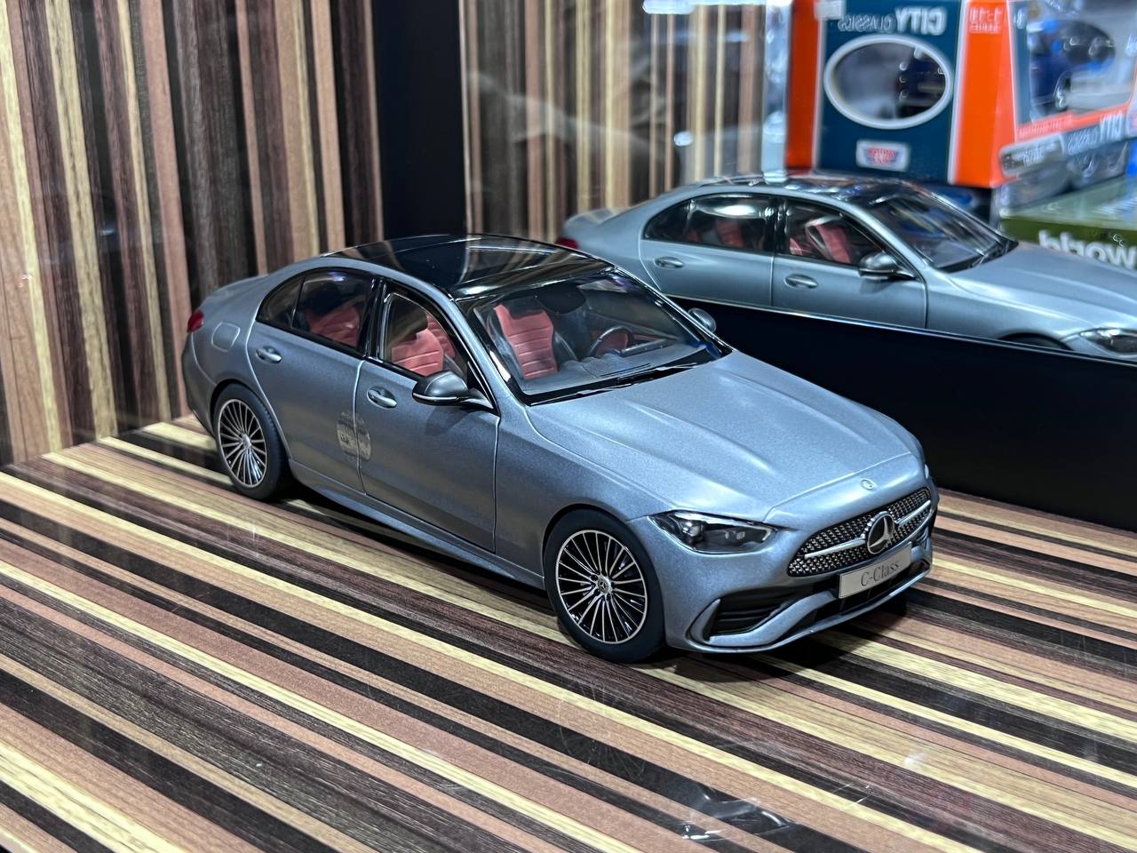 1/18 Diecast Mercedes-Benz C-Class W206 SilverNorev Scale Model Car