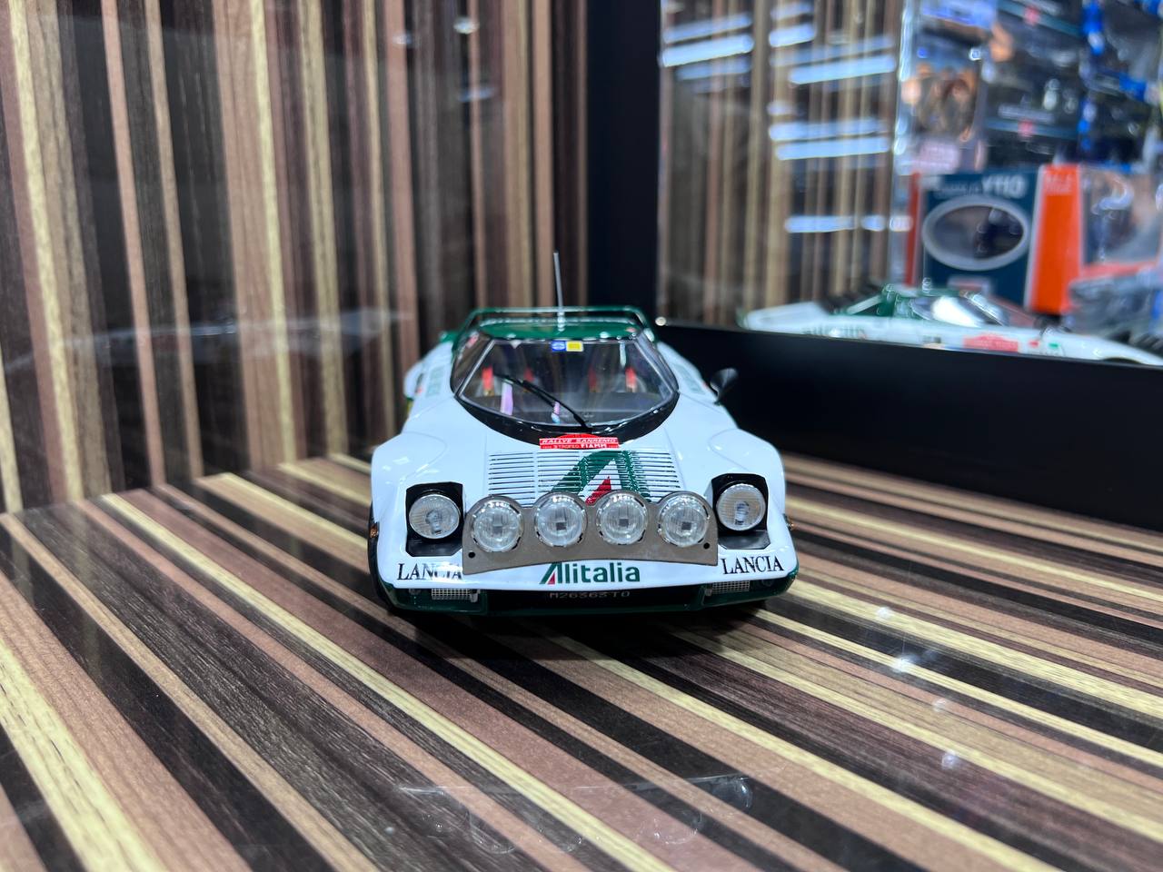1/18 Diecast Lancia Stratos HF Sanremo #11 Kyosho Scale Model Car