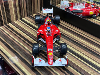 1/18 Diecast F10 Bahrain GP Edition F. Alonso Formula 1 Red Model Car by Hot Wheels