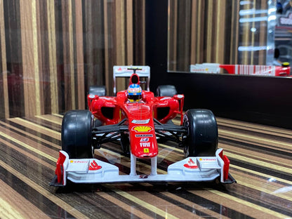 1/18 Diecast F10 Bahrain GP Edition F. Alonso Formula 1 Red Model Car by Hot Wheels