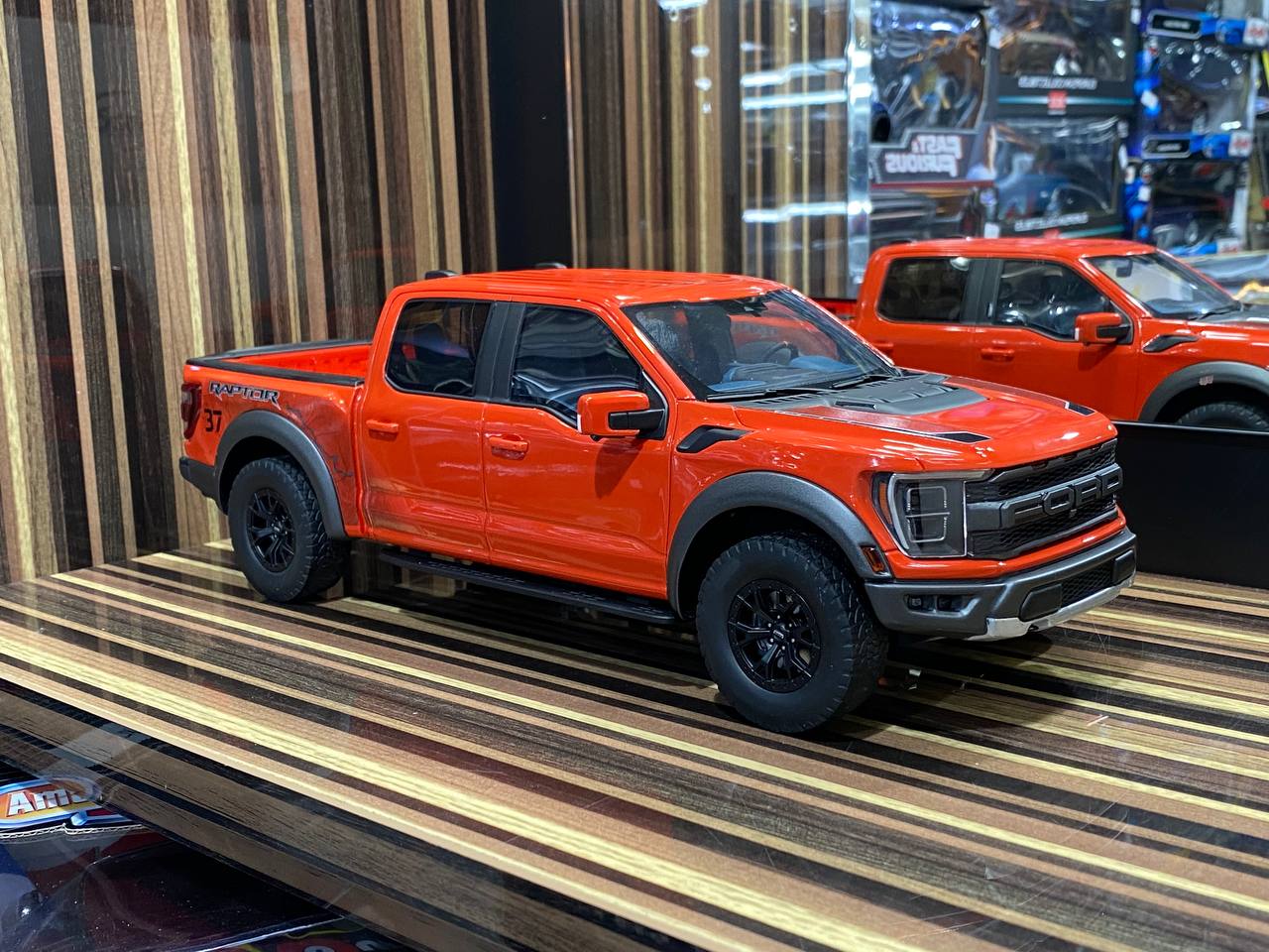 1/18 Diecast Ford F-150 Raptor Orange GT Spirit Scale Model Car ...