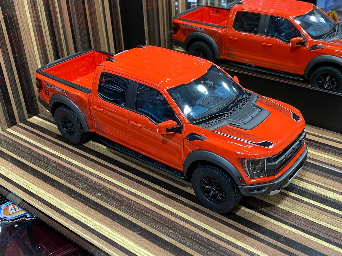 Gt Spirit Raptor R 1/18 Diecast Ford F-150 Raptor Orange GT Spirit Scale Model Car ...