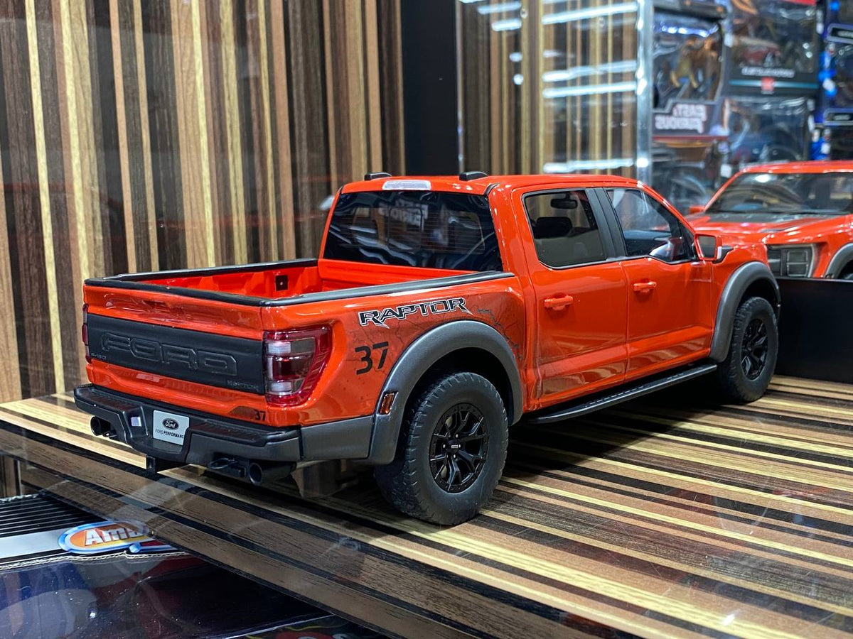 Gt Spirit Raptor R 1/18 Diecast Ford F-150 Raptor Orange GT Spirit Scale Model Car ...