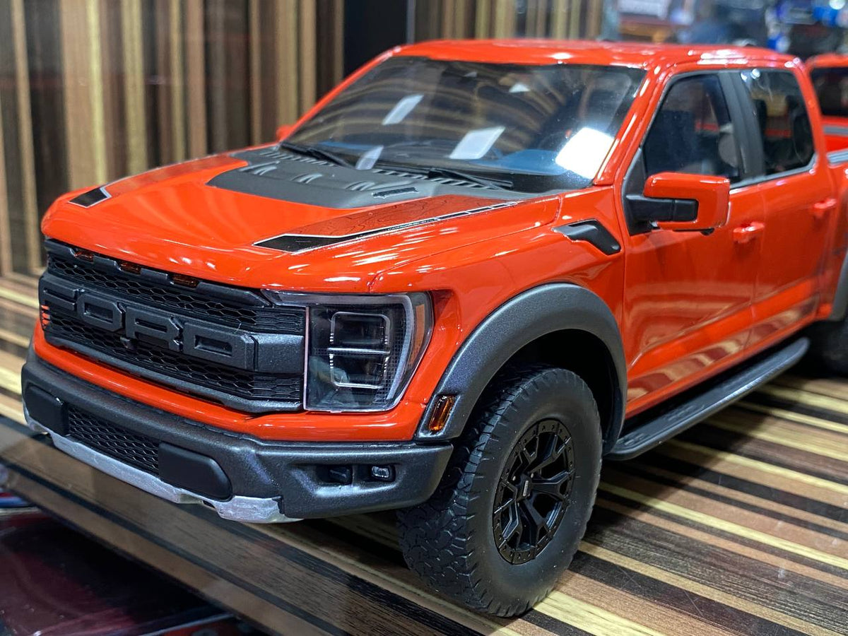 Gt Spirit Raptor R 1/18 Diecast Ford F-150 Raptor Orange GT Spirit Scale Model Car ...