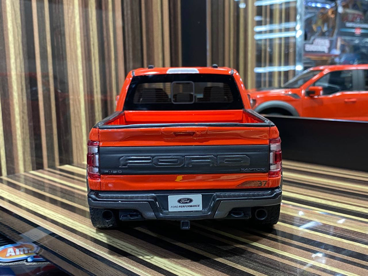 Gt Spirit Raptor R 1/18 Diecast Ford F-150 Raptor Orange GT Spirit Scale Model Car ...