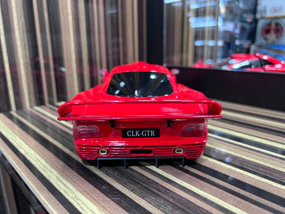 1/18 Diecast Mercedes-Benz CLK-GTR  Red Scale Model car by Maisto