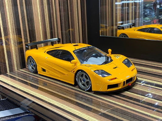 1/18 Diecast McLaren F1 GTR Short-Tail Yellow Solido Scale Model Car