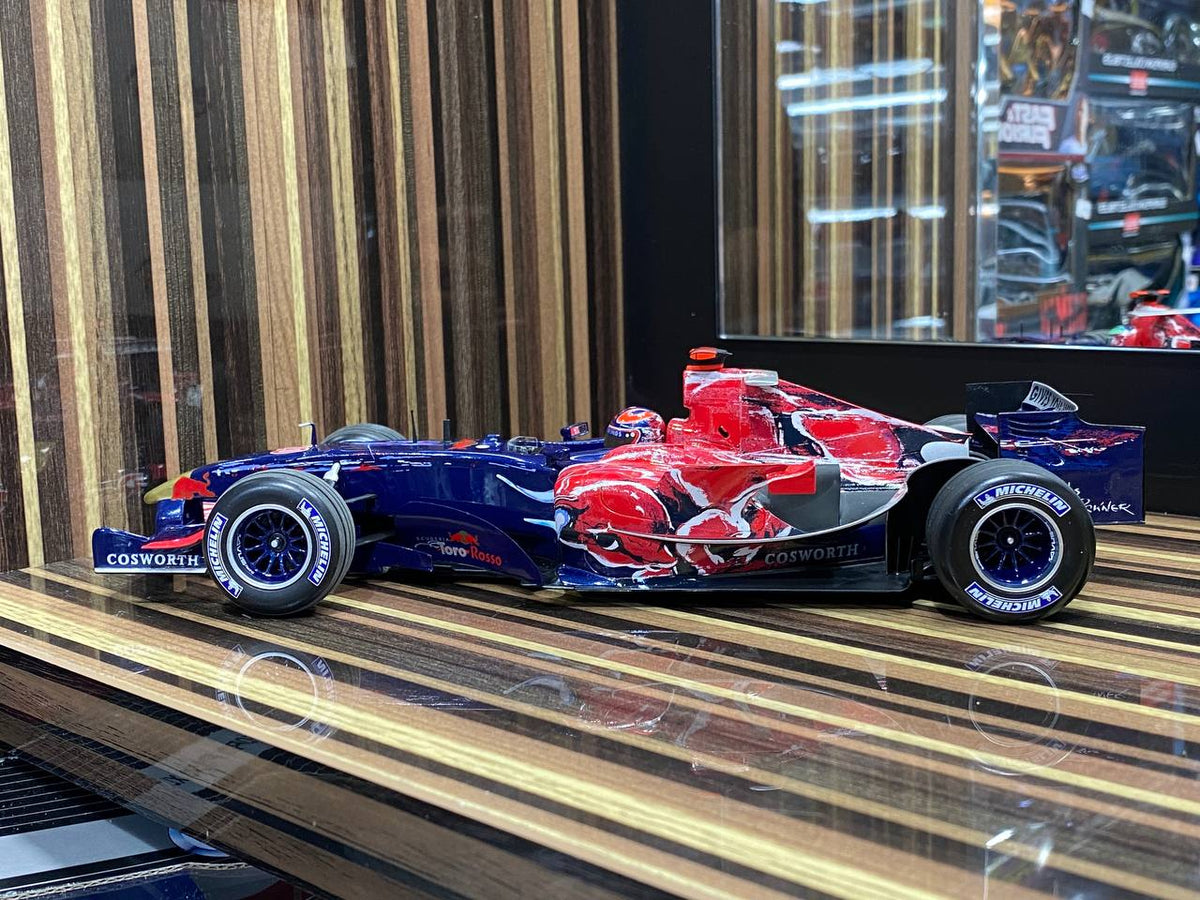Str1 1/18 Toro Rosso Cosworth STR1 V. Liuzzi 2006 Formula 1 Blue/Red by Min ...