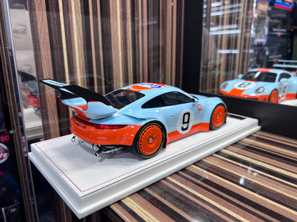 Porsche 911 Carrera S RWB VIP Models [1/18 Gulf Blue Resin]
