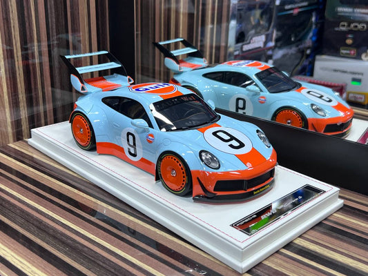 Porsche 911 Carrera S RWB VIP Models [1/18 Gulf Blue Resin]